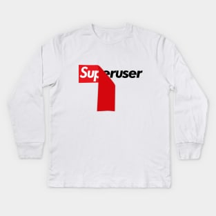 super user Kids Long Sleeve T-Shirt